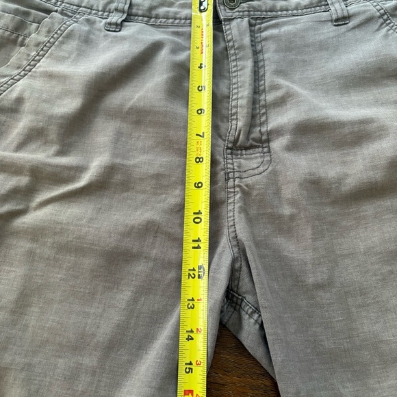 PrAna Furrow Shorts Men's 36x8*(38x7.5) Brown Chino Hemp Blend Outdoor Hiking - Picture 10 of 13